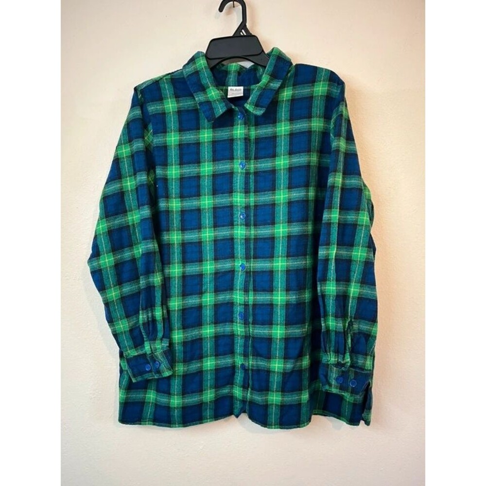 100% Cotton Plaid Long Sleeve